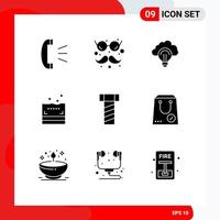 9 kreativ ikoner modern tecken och symboler av skruva badrum aning bad Framgång redigerbar vektor design element