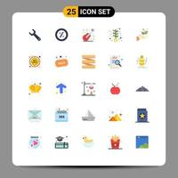 uppsättning av 25 modern ui ikoner symboler tecken för växa pengar folk börja tillväxt redigerbar vektor design element