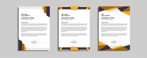 modernes Corporate-Briefkopf-Template-Design vektor