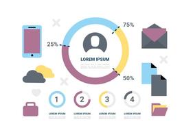 Free Vector Flat Design Infografisch