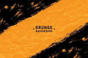 abstrakter orange und schwarzer Grunge-Textur-Hintergrund vektor