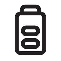 ikon batteri enhet och teknologi illustration vektor