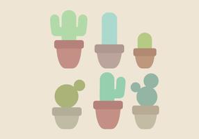 Vektor Minimal Kaktus Set