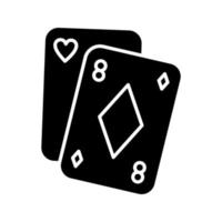 Poker-Vektor-Symbol vektor