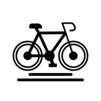 Fahrrad-Vektor-Symbol vektor