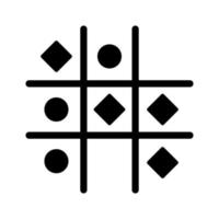 Tic Tac Toe-Vektorsymbol vektor