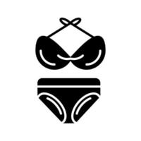 Bikini-Vektor-Symbol vektor