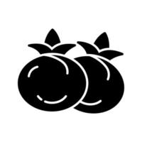 Symbol für Tomatenvektor vektor