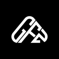 gfz brev logotyp kreativ design med vektor grafisk, gfz enkel och modern logotyp.