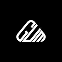 Gum Letter Logo kreatives Design mit Vektorgrafik, Gum einfaches und modernes Logo. vektor