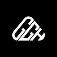 ggh brev logotyp kreativ design med vektor grafisk, ggh enkel och modern logotyp.