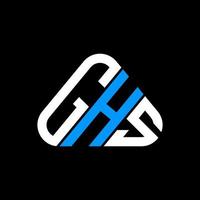 ghs brev logotyp kreativ design med vektor grafisk, ghs enkel och modern logotyp.
