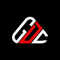 gdc-Brief-Logo kreatives Design mit Vektorgrafik, gdc-einfaches und modernes Logo. vektor