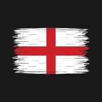 England-Flagge-Pinsel vektor