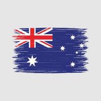 Australien Flagge Pinsel vektor