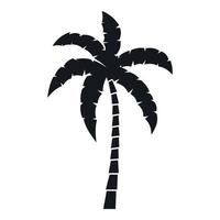 Palmensymbol, einfacher Stil vektor