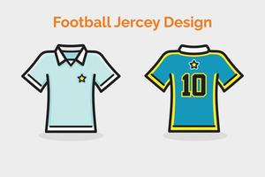 fotboll jercey design illustration vektor