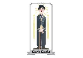 Charlie Chaplin Vector Illustration