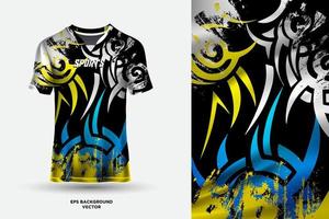 ny modern sporter jersey design bakgrund vektor