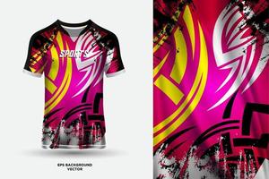 abstrakter Sport-Trikot-Design-Vorlagen-Mockup-Vektor vektor