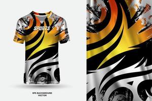 abstrakter Sport-Trikot-Design-Vorlagen-Mockup-Vektor vektor