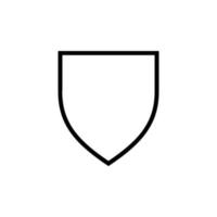 Schild-Symbol-Vektor-Design-Vorlagen vektor