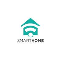 Smart House-Logo-Design-Vorlage. vektor