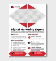 Corporate Business Marketing Flyer Broschüre Vorlage Design Pro-Vektor vektor