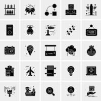 25 universelle Business-Icons Vektor kreative Icon-Illustration zur Verwendung in Web- und Mobilprojekten