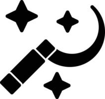 Sichel-Glyphe-Symbol vektor