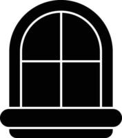 Fenster-Glyphen-Symbol vektor