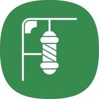 Barbershop-Pole-Vektor-Icon-Design vektor