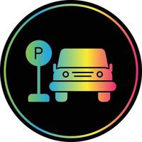 Parkplatz-Vektor-Icon-Design vektor