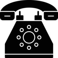 Telefon-Glyphe-Symbol vektor