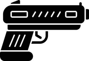 Symbol für Waffen-Glyphe vektor