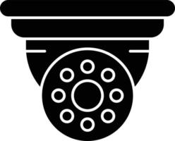 CCTV-Glyphensymbol vektor