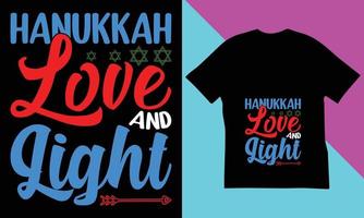 hanukkah t-shirt design. vektor