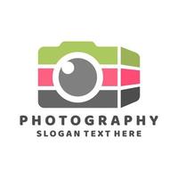 fotografi logotyp ikon design vektor