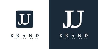 modernes ju-logo, geeignet für jedes unternehmen oder jede identität mit ju- oder uj-initialen. vektor