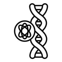 Biotech-Liniensymbol vektor