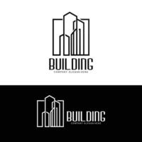 home design logo, gebäudelogo, immobilien- und bauunternehmensikone vektor