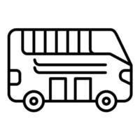 Symbol für die Tourbuslinie vektor