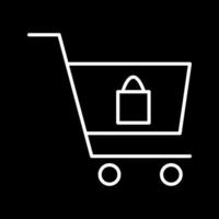 Shopping-Vektor-Symbol vektor