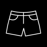 Shorts Vektor-Symbol vektor