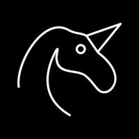 Einhorn-Vektor-Symbol vektor