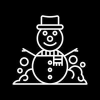 Schneemann-Vektor-Symbol vektor