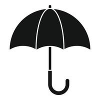 Kind Regenschirm Symbol einfacher Vektor. Herbstregen vektor