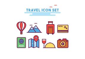 Travel Icon Set vektor