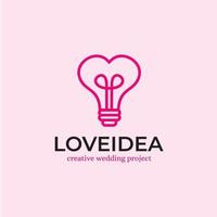 Liebe Idee Logo Design Vorlage Inspiration - Vektor