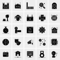 25 universelle Business-Icons Vektor kreative Icon-Illustration zur Verwendung in Web- und Mobilprojekten